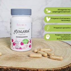 Malinca ašvaganda v kapsulah Cene
