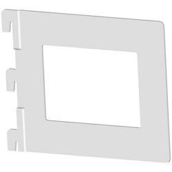 ELEMENT SYSTEM Obešalnik za knjige (11,8 x 14,3 cm, Primerno za: Rail Classic Raster 50, Bele barve/aluminij) Cene