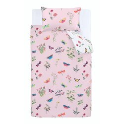 RHS Dječja posteljina za krevet za jednu osobu 135x200 cm Butterfly Garden – Cene