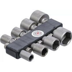 BGS DIY BGS Set bitova za utične ključeve | pogon vanjski šesterokut 6,3 mm (1 /4) | 5 - 13 mm | 8-dijelni Cene
