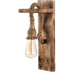 Squid Lighting Stenska svetilka v naravni barvi Woody - Squid Lighting Cene