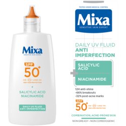 Mixa dnevni UV fluid za kožu sklonu nepravilnostima SPF 50+, 40ml Cene