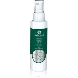 BasicLab Dermocosmetics Dermatis prebiotični vlažilni fluid za pomiritev občutljivosti kože v pršilu za obraz in telo 100 ml Cene