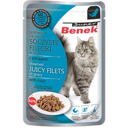 Super Benek fileji v omaki 28 x 85 g - postrv Cene
