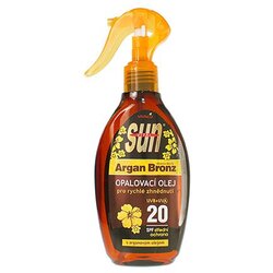 Vivaco Sun Argan Bronz Suntan Oil SPF20 ulje za zaštitu od sunca s arganovim uljem 200 ml Cene