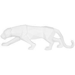 PT LIVING Mat bijela skulptura Origami Panther Cene