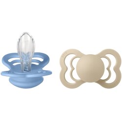 Bibs® simetrična duda supreme silicone vanilla & sky blue Cene