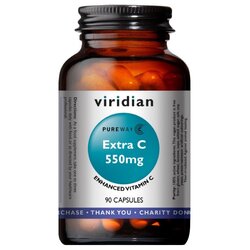 Viridian Nutrition Vitamin C PureWay ExtraC Viridian, 550mg (90 kapsul) Cene