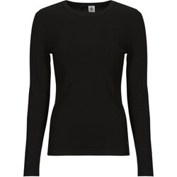 Petit Bateau Majice z dolgimi rokavi ML COL ROND Črna Cene