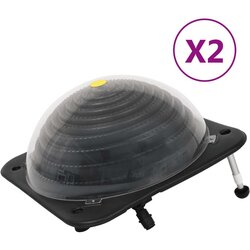  Grijači za bazen 2 kom 75 x 75 x 36 cm HDPE aluminijski Cijene
