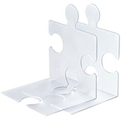 Han držalo za knjige/cd-je puzzle, prosojna, 2 kosa Cene