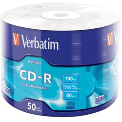 Verbatim CD-R 52x 700MB, 50 kom Cene