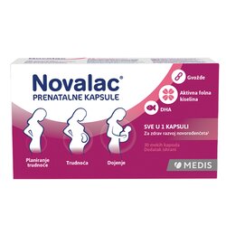 Novalac prenatalne kapsule 30 kapsula Cene