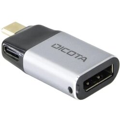 Dicota D32046 USB-C® / DisplayPort adapter [1x muški konektor USB-C® - 1x ženski konektor DisplayPort] srebrna 8K UHD, s Cene