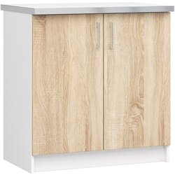AKORD LIMA S80 Kabinet + BELA/SONOMA HRAST VRH, (21713581) Cene