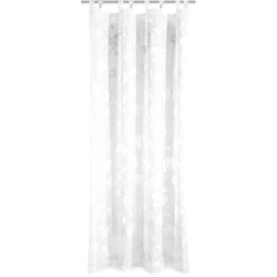 Sehlbach Bijela prozirna zavjesa od voila 135x245 cm Flowers – Cene