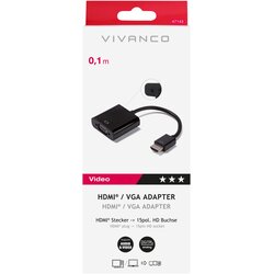 Vivanco HDMI-VGA adapter 47143 HDMI/VGA Cene