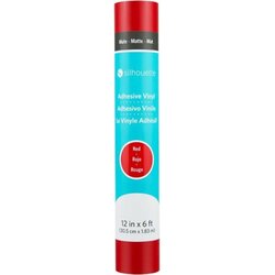 Matte Removable Vinyl - 30,5 cm x 1,8 m - Red Cene