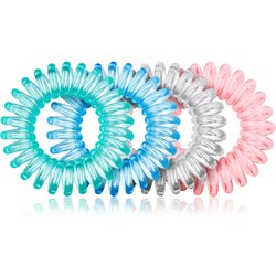 BrushArt Hair Hair Rings elastike za lase Clear Mix 4 kos Cene