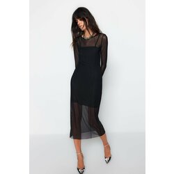 Trendyol Dress - Black - Bodycon Cene