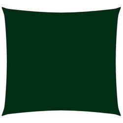 vidaXL Senčno jadro oksford blago kvadratno 2,5x2,5 m temno zeleno Cene