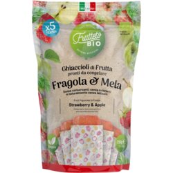  Ghiaccioli di Frutta Bio - Fragola e Mela - 250 g Cene