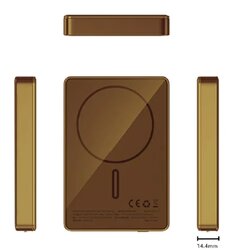 Puridea apollon power bank bezični 15W 10000 mah alu zlatn Cene
