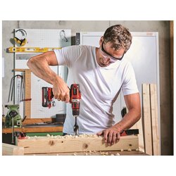 Einhell set akumulatorska bušilica/odvijač sa baterijom i dodacima te-tk 18/2 li kit cd ag 1x 4.0 ah crveni Cene