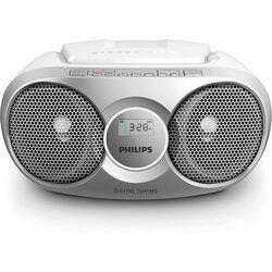 Philips RADIO CD AZ215S/12, CD-R, CD-RW, FM Antena, RMS 3W, Napajanje AC ili baterije, Siva Cijene