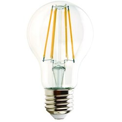 VOLTOLUX LED svetlobni vir v olbiki žarnice E27 - prozorna (E27, Ni mogoče zatemniti, Toplo bela, 1.055 lm, 8 W) Cene