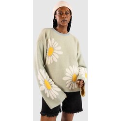 24COLOURS 41344 Knitted Flower Pulover blue Cene