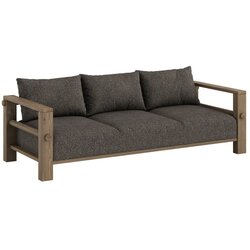 Karup Temno siva sedežna garnitura 225 cm Bare – Cene