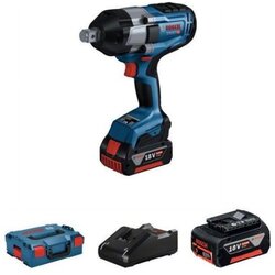 Bosch akumulatorski udarni odvrtač gds 18V-1050 h; 18V 2x5,0 ah + gal 18V-40 u l-boxx koferu Cene