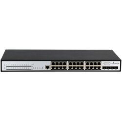 Extralink PoE Switch Chiron Pro 24x RJ45 1000Mb/s PoE, 4x SFP+, L3, managed, 370W Cene