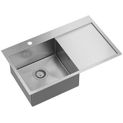 Quadron jekleno pomivalno korito russel 111 brush nickel Cene