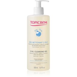 Topicrem Baby Cleansing Gel 2 IN 1 nežen gel za umivanje telesa in las 500 ml za otroke Cene