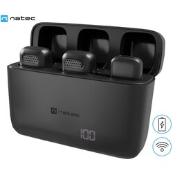 Natec Brezžični mikrofon HOPPER 2x, mini, USB-C, (5000004161) Cene