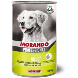 Morando Professional Adult komadići teletina i grašak 1250 g konzerva Cene