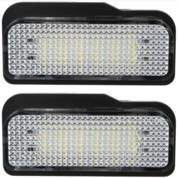 Co2 KOMPLET LUČI LED ZA OSVETLITEV REGISTRSKE TABLICE, AUTOTUNE, ZA MERCEDES W203 CLASA C KOMBI, MERCEDES W211 CLASA E SEDAN KOMBI, MERCEDES W219 CLS, MERCEDES R171 SLK, (21748456) Cene