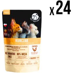 Pet Republic kesica za mačke piletina 100g x24 komada Cene