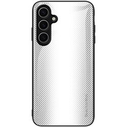 CARBON FIBER Texture maska za Samsung Galaxy S25 - White Cene