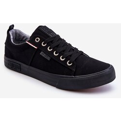 Big Star Men's Low Material Sneakers Big Star KK174002 Black Cijene
