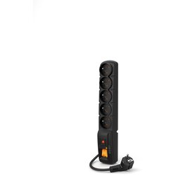 Acar F5 Black 5 AC outlet(s) 230 V 1.5 m Cene