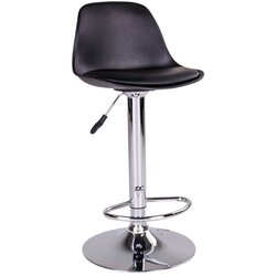 House Nordic Črni vrtljivi barski stoli v kompletu 2 ks 82 cm Trondheim – Cene