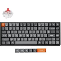 KEYCHRON K2 Max Brezžična Mehanska Tipkovnica, Bluetooth / 2.4 GHz, Aluminijast okvir, Super Red Switch, US Layout, K2M-C1, (21733748) Cene