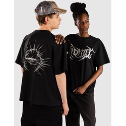 Vitriol Thoughts Cropped T-shirt limo black Cene