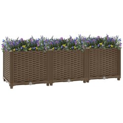 vidaXL povišena gredica 120 x 40 x 38 cm od polipropilena Cijene