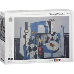 Oddo Slagalica Serbian Art Collection, Miodrag Protić, Mrtva priroda sa žutom pticom, 1000 delova Cene