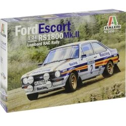 Italeri 3650 Ford Escort RS 1800 MK.II Lombard model automobila za sastavljanje 1:24 Cene