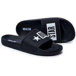 Kesi Muške papuče Contrast logo crne boje bijela Cene